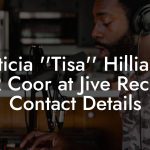 Leticia ''Tisa'' Hilliard, A&R Coor at Jive Records Contact Details