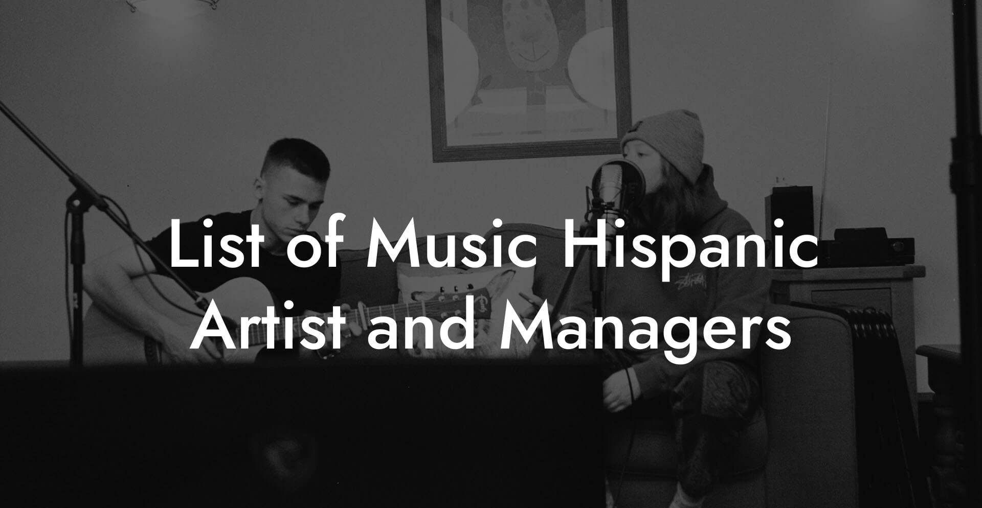 List of Music Hispanic Artist and Managers
