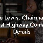 Luke Lewis, Chairman at Lost Highway Contact Details
