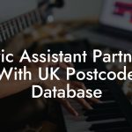 Lyric Assistant Partners With UK Postcode Database