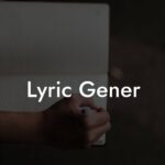 lyric gener lyric assistant