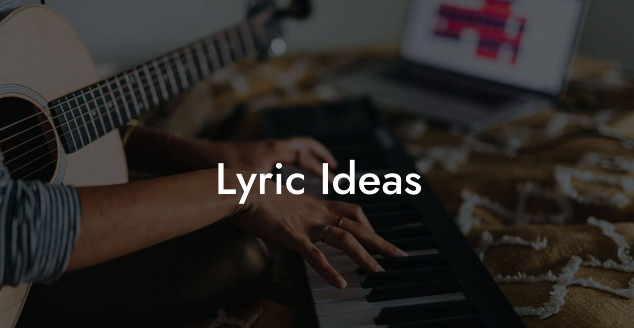 lyric ideas lyric assistant