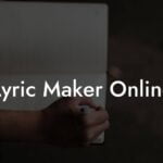 lyric maker online lyric assistant