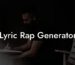 lyric rap generator lyric assistant