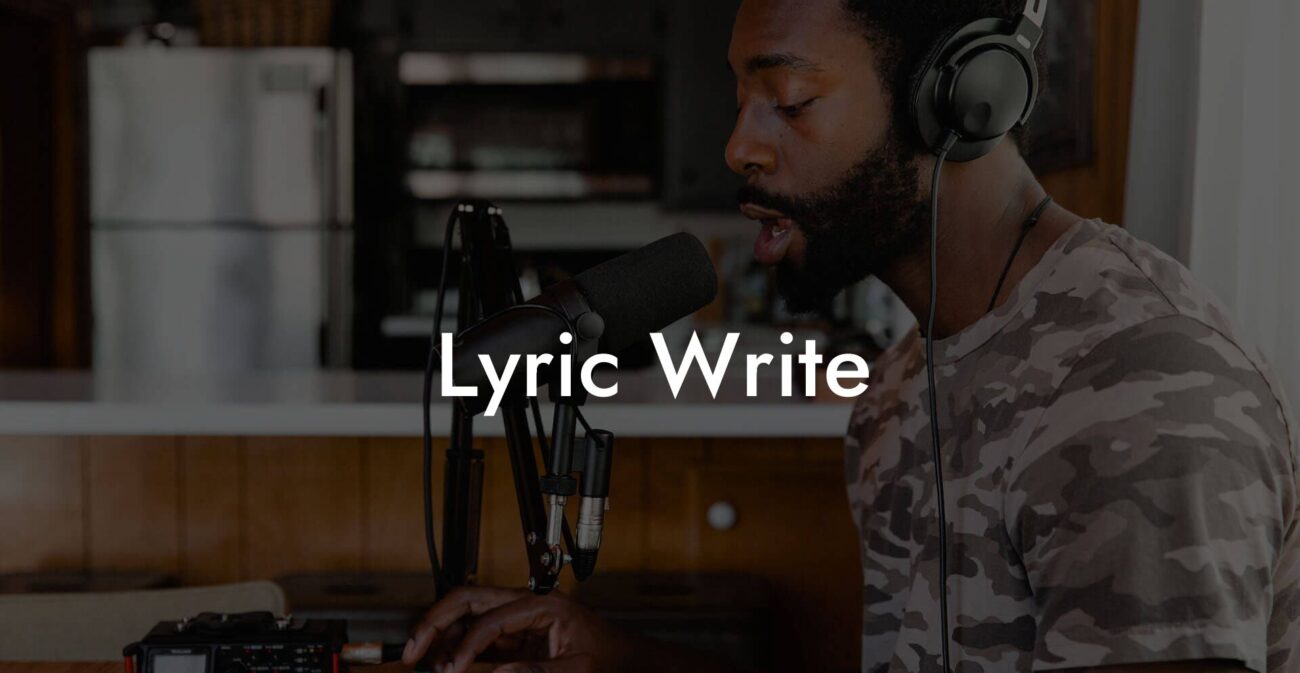 lyric write lyric assistant