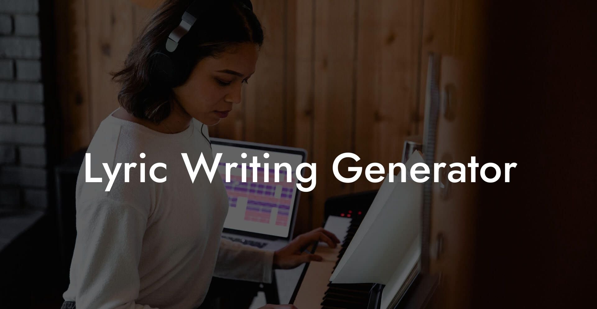 lyric writing generator lyric assistant