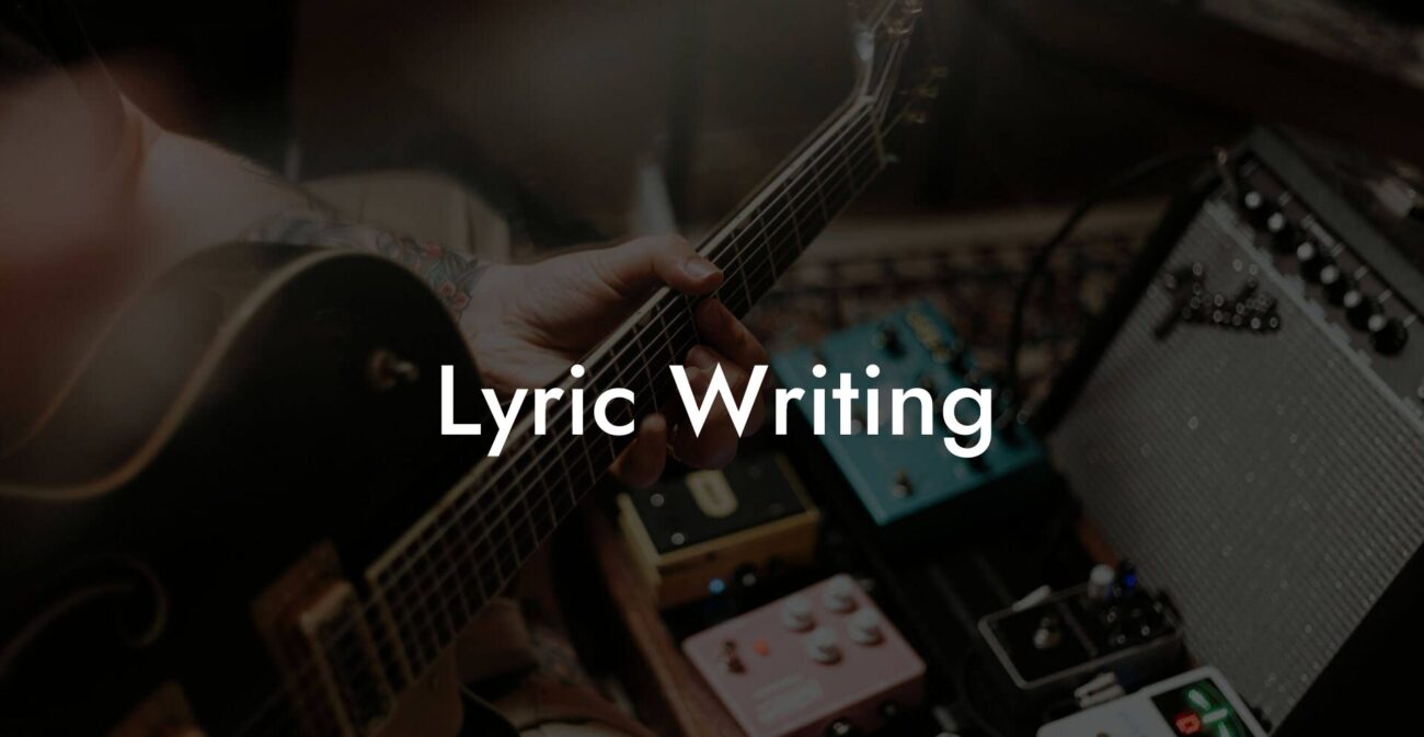 lyric writing lyric assistant