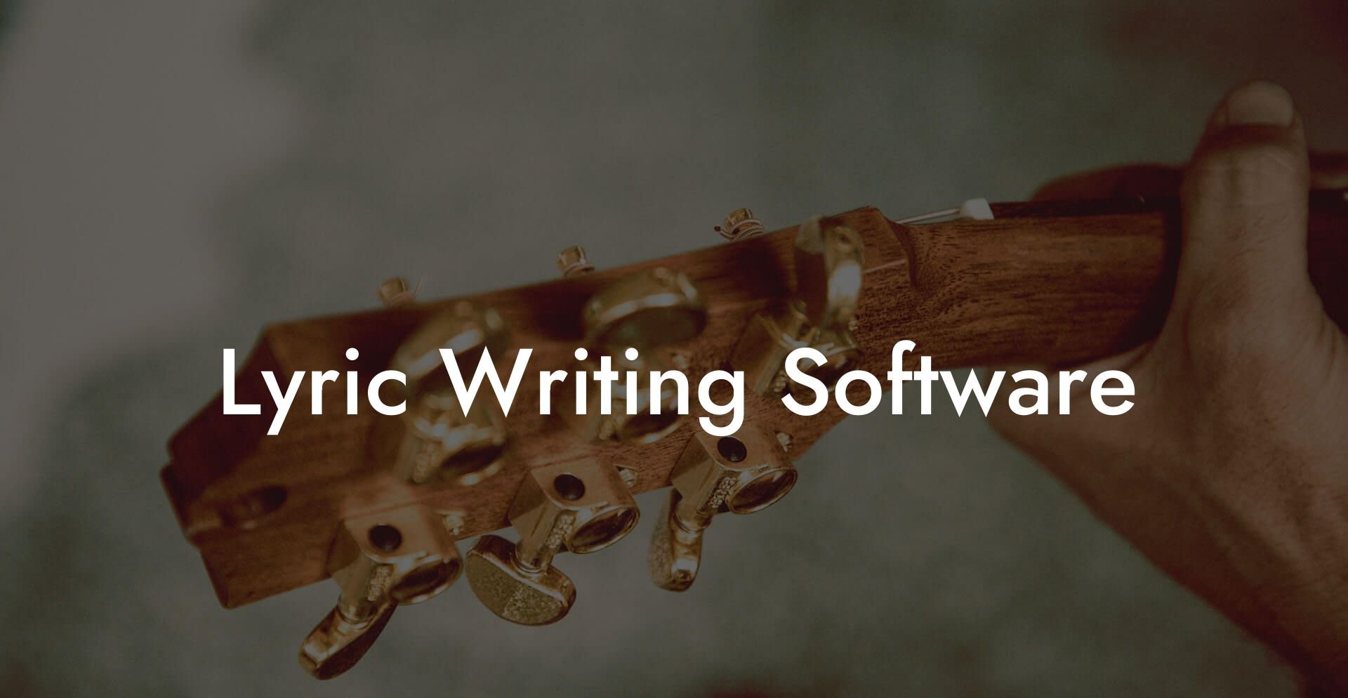 lyric writing software lyric assistant