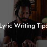 lyric writing tips lyric assistant