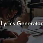 lyrics generator lyric assistant