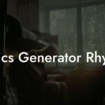 lyrics generator rhyme lyric assistant