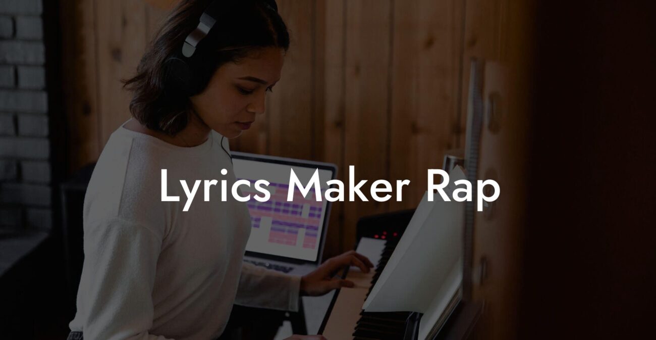 lyrics maker rap lyric assistant