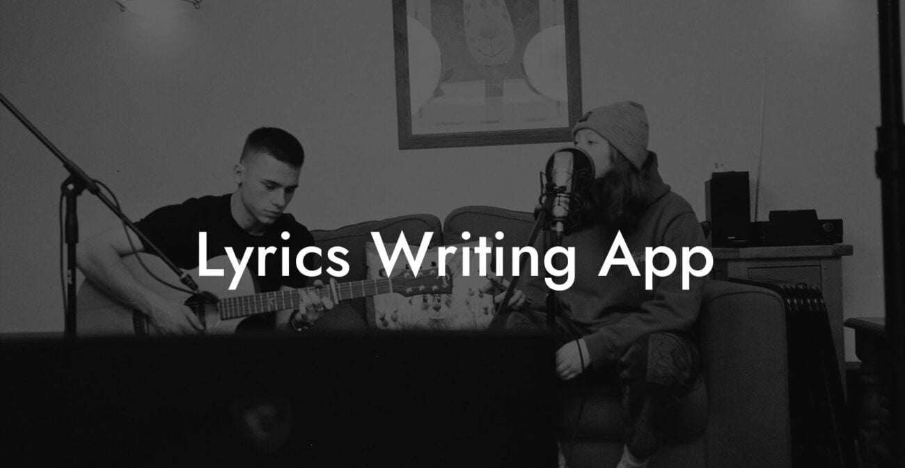 lyrics writing app lyric assistant