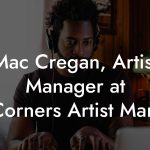 Mac Cregan, Artist Manager at Brilliant Corners Artist Management