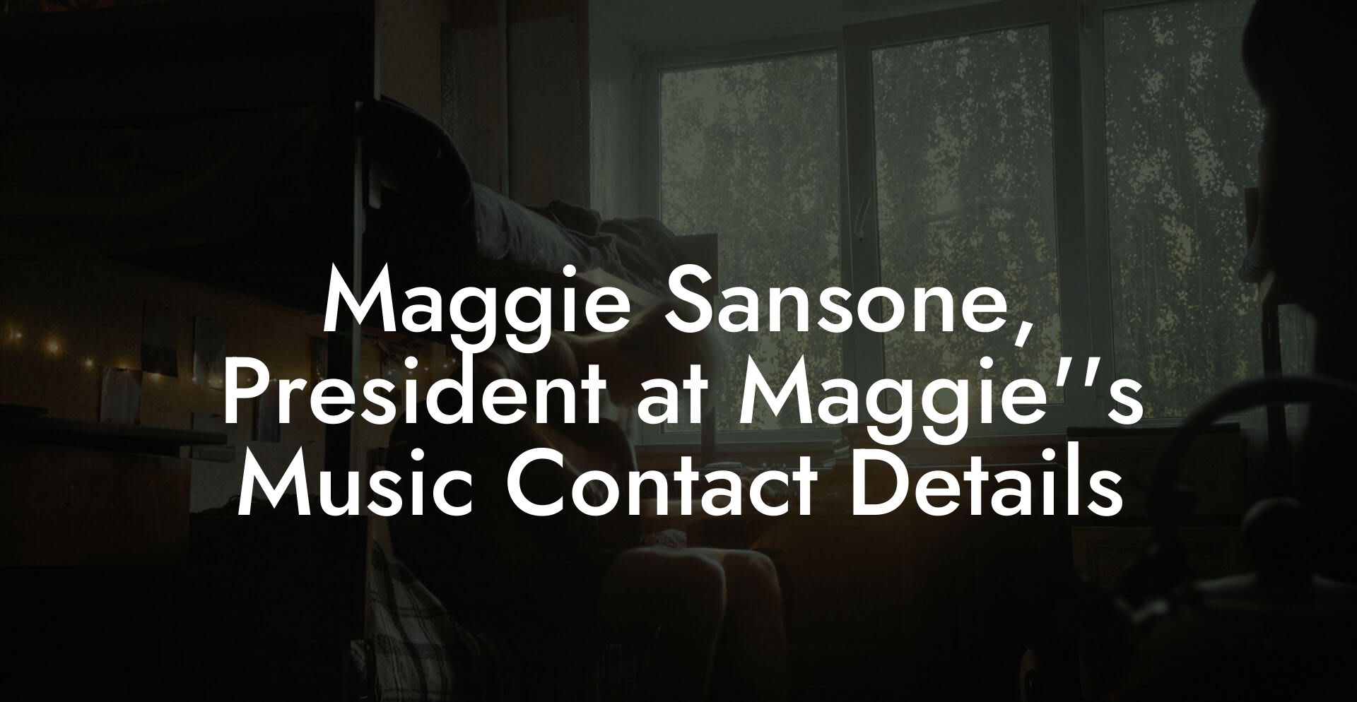 Maggie Sansone, President at Maggie''s Music Contact Details