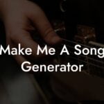 make me a song generator lyric assistant