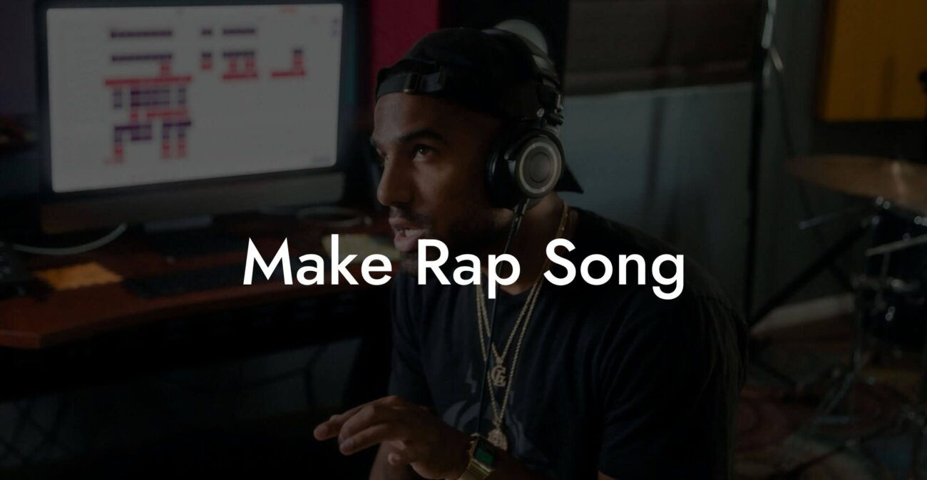 make rap song lyric assistant