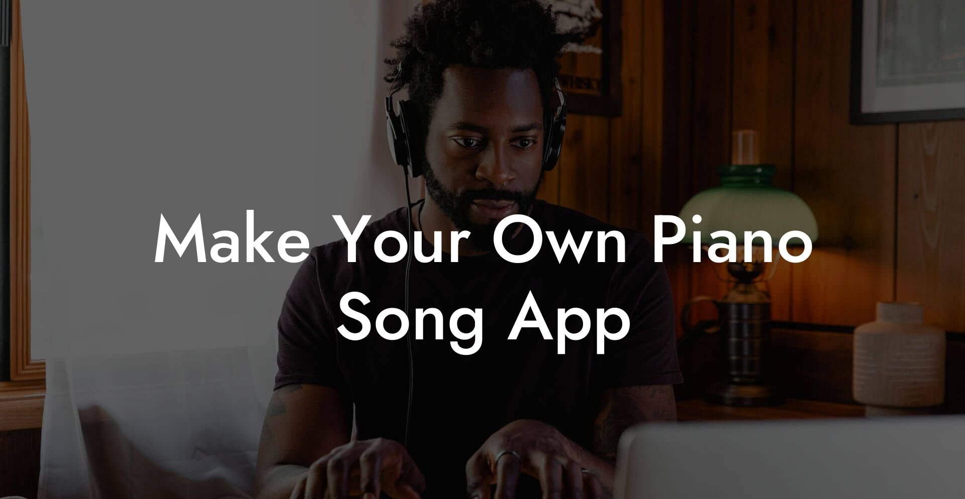make your own piano song app lyric assistant