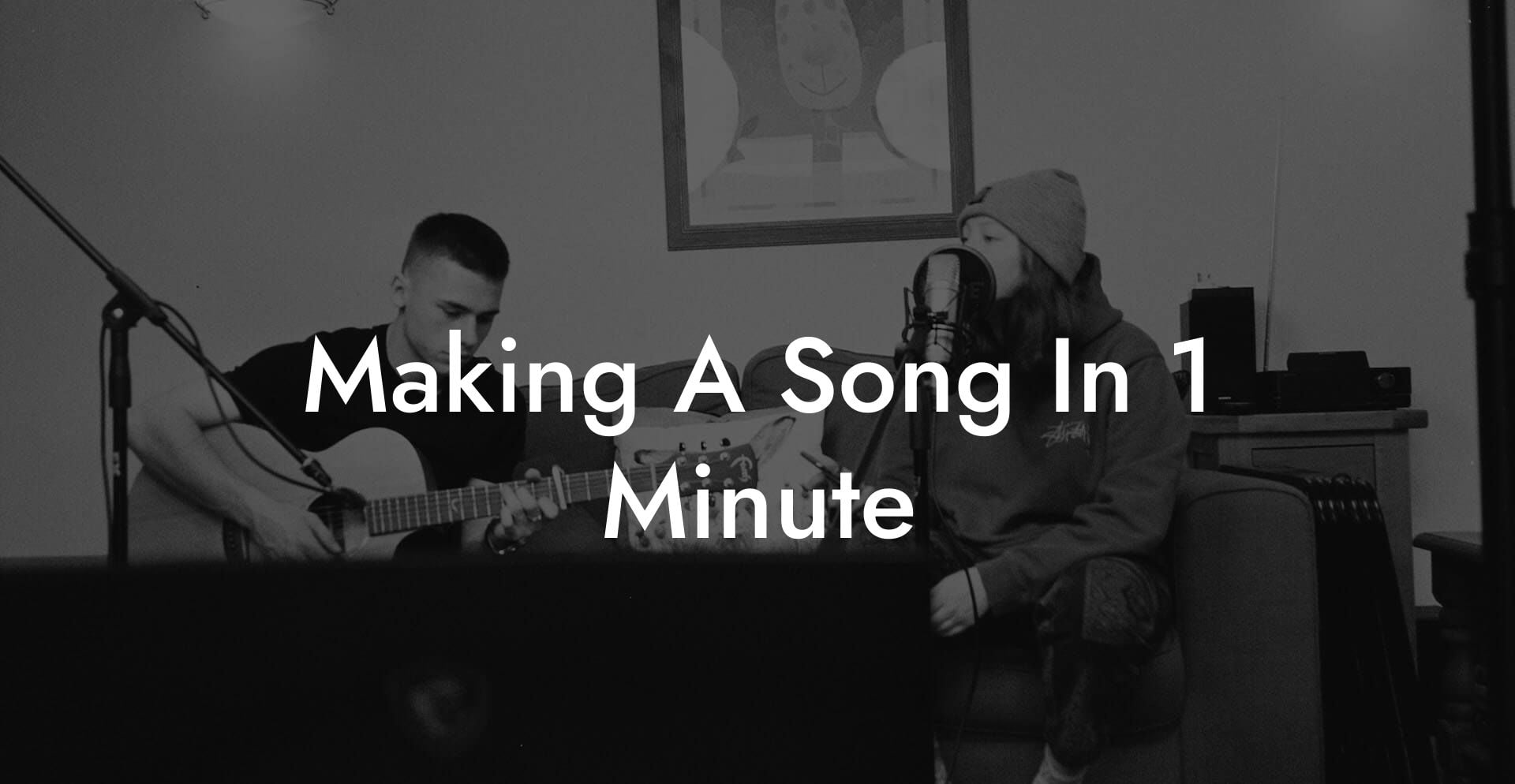 making a song in 1 minute lyric assistant