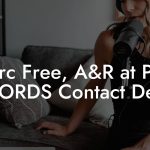 Marc Free, A&R at PRA RECORDS Contact Details