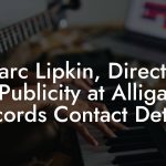 Marc Lipkin, Director of Publicity at Alligator Records Contact Details