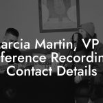 Marcia Martin, VP at Reference Recordings Contact Details