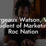Margeaux Watson, Vice President of Marketing at Roc Nation