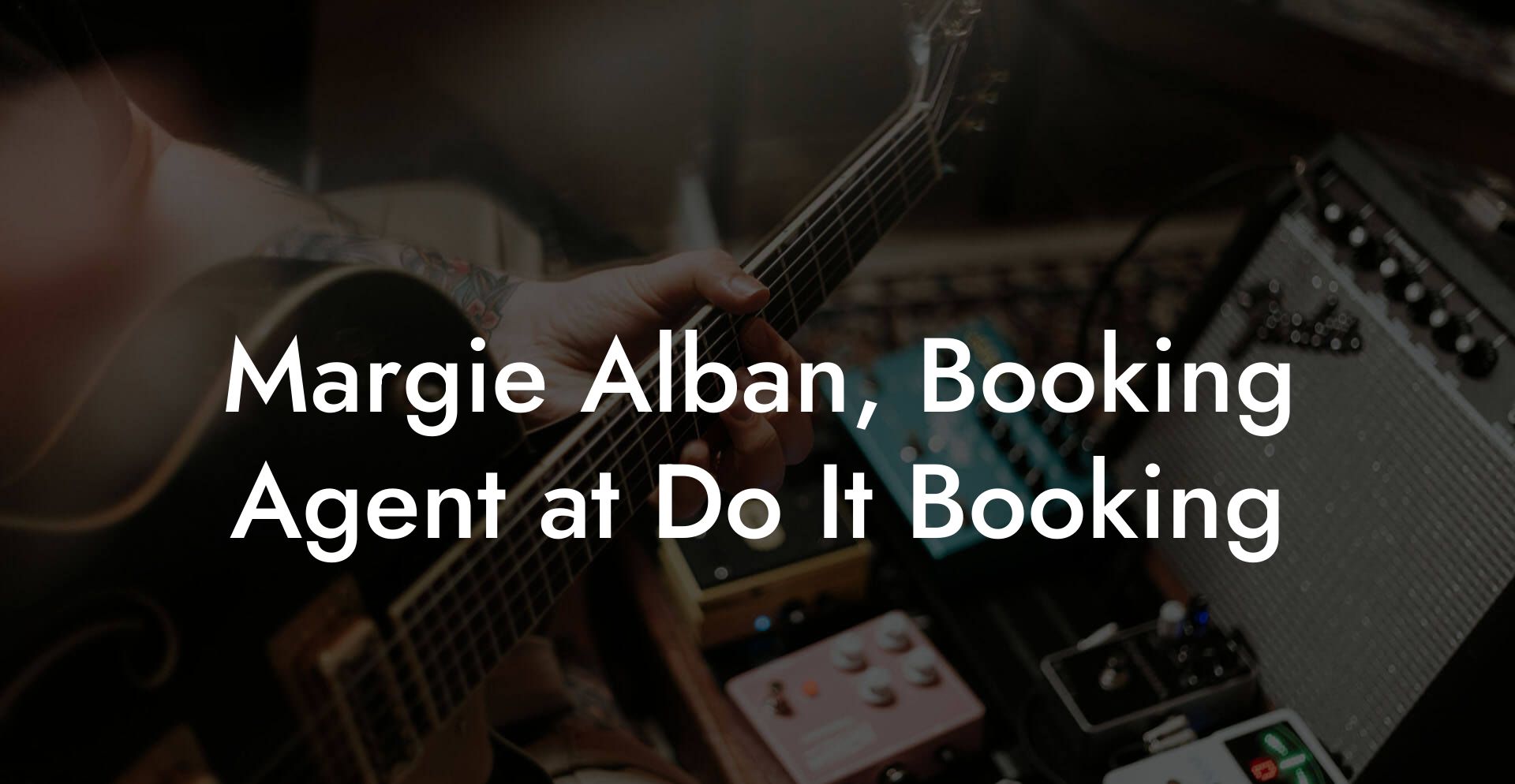 Margie Alban, Booking Agent at Do It Booking