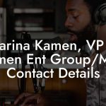 Marina Kamen, VP at Kamen Ent Group/MRK Contact Details
