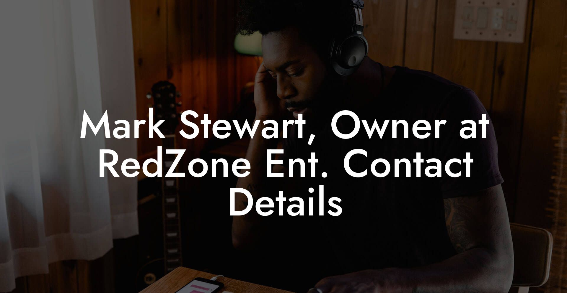 Mark Stewart, Owner at RedZone Ent. Contact Details