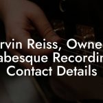 Marvin Reiss, Owner at Arabesque Recordings Contact Details