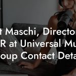 Matt Maschi, Director Of A&R at Universal Music Group Contact Details