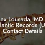Max Lousada, MD at Atlantic Records (UK) Contact Details