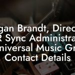 Megan Brandt, Director, A&R Sync Administration at Universal Music Group Contact Details