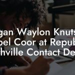 Megan Waylon Knutson, Label Coor at Republic Nashville Contact Details