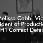 Melissa Cobb, Vice President of Production at VH1 Contact Details