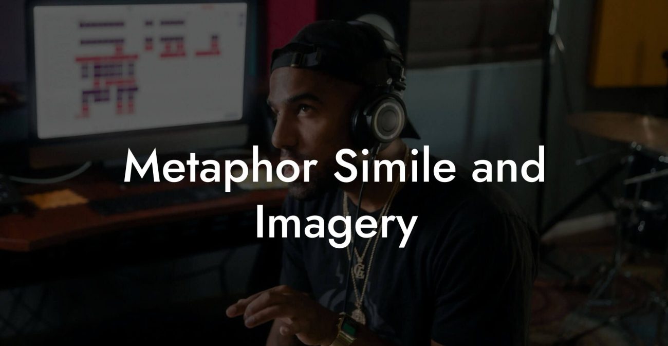 Metaphor Simile and Imagery