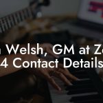 Mia Welsh, GM at Zone 4 Contact Details