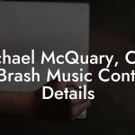 Michael McQuary, CEO at Brash Music Contact Details