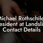 Michael Rothschild, President at Landslide Contact Details