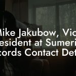 Mike Jakubow, Vice President at Sumerian Records Contact Details