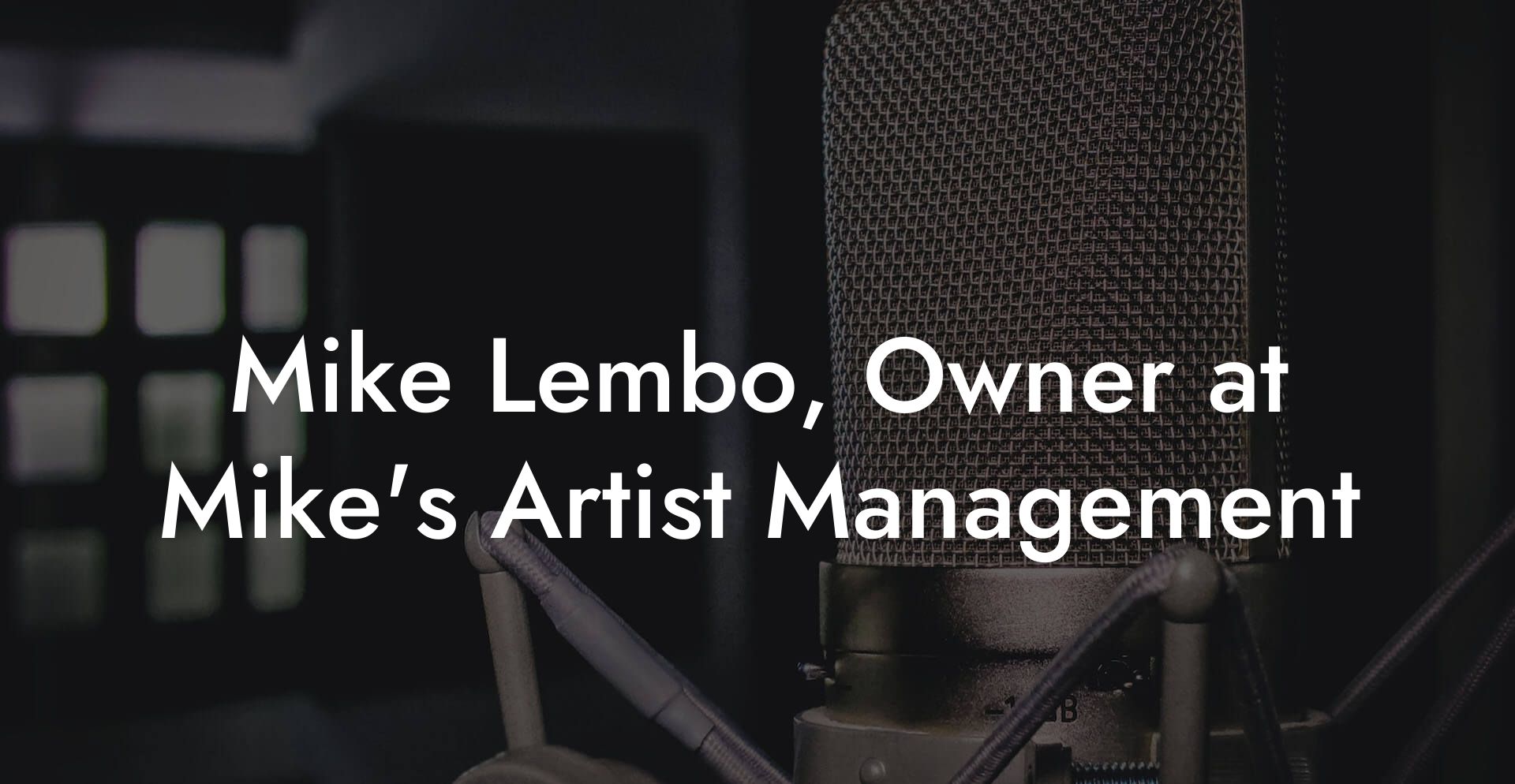 Mike Lembo, Owner at Mike's Artist Management