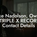 Mike Nadolson, Owner at TRIPLE X RECORDS Contact Details
