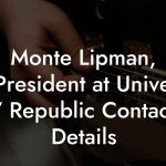 Monte Lipman, Co-President at Universal / Republic Contact Details