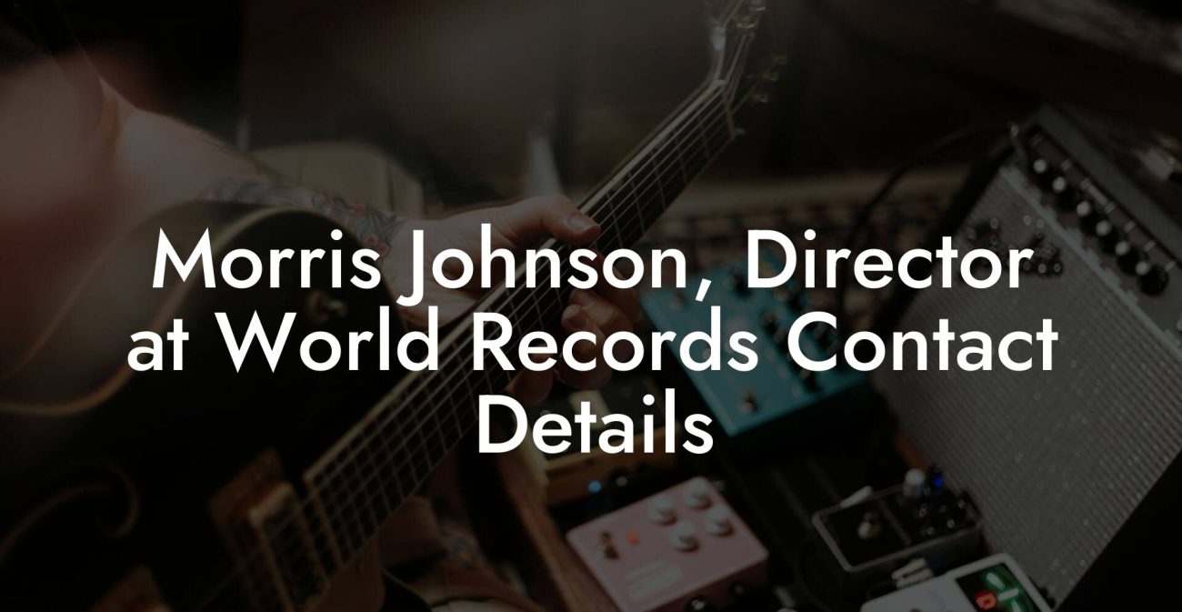 Morris Johnson, Director at World Records Contact Details