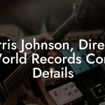 Morris Johnson, Director at World Records Contact Details