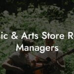 Music & Arts Store Retail Managers