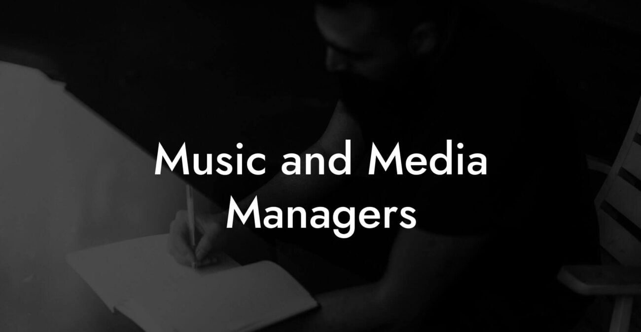 Music and Media Managers