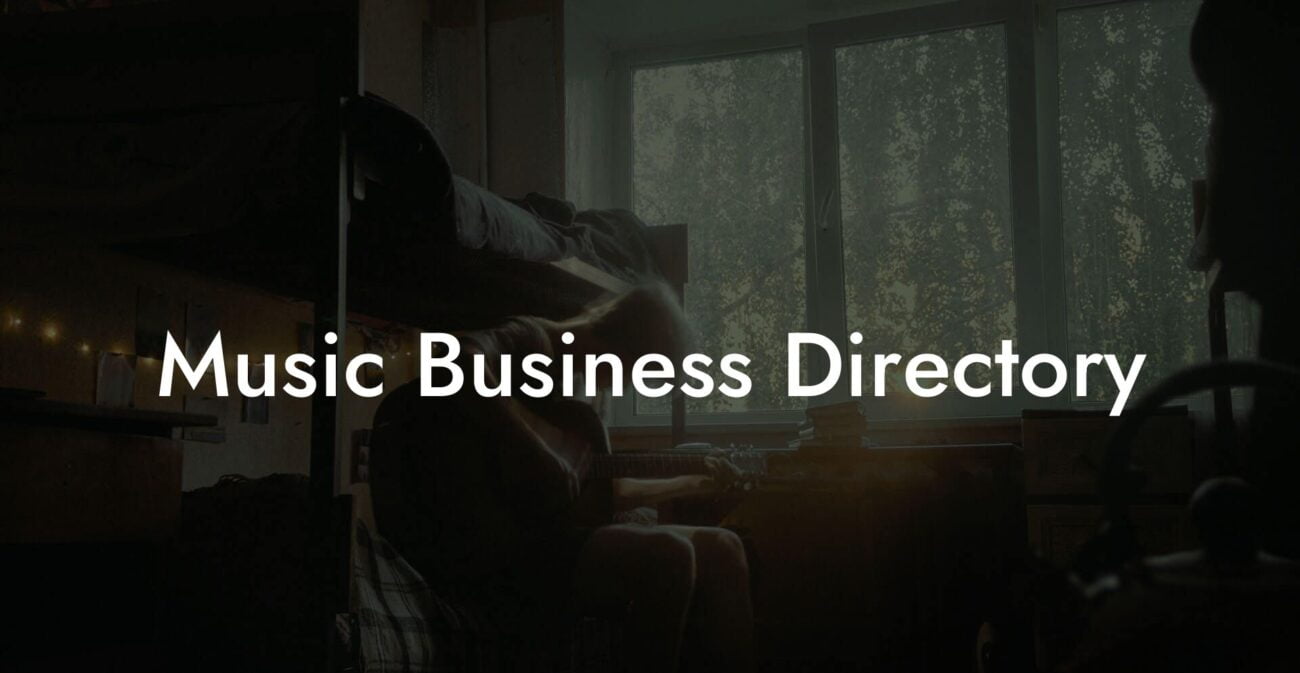 Music Business Directory