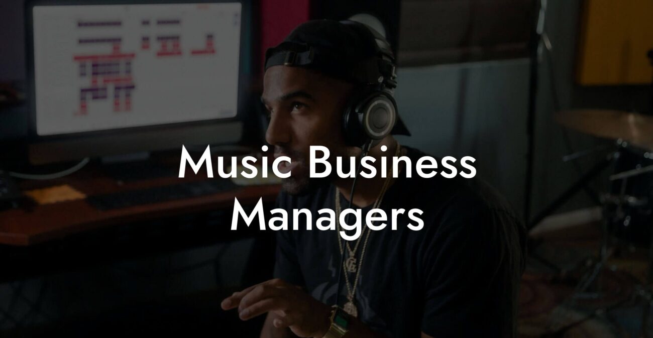 Music Business Managers